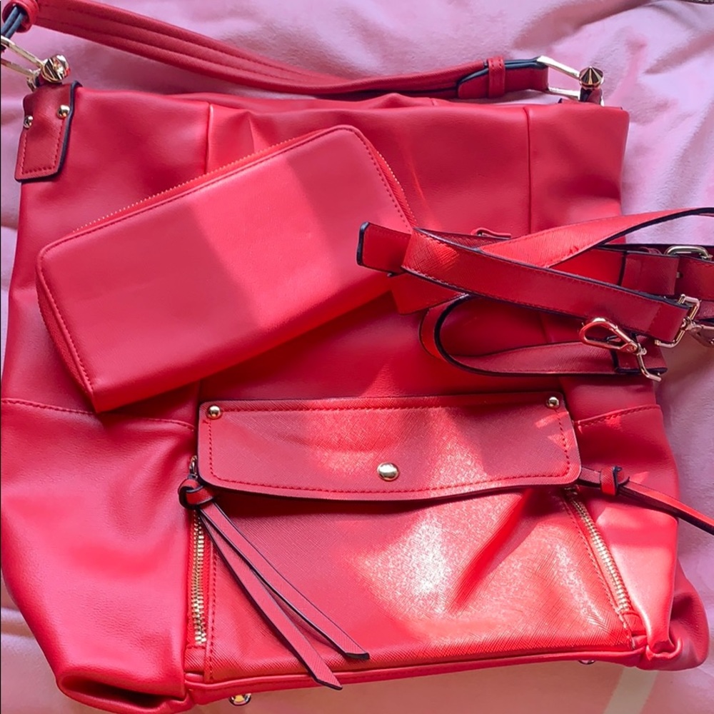Unbranded adorable red handbag